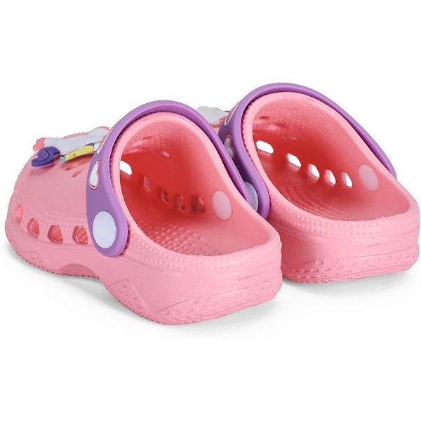 Barnehage Gutter og Jenter Hage Tøfler Sko Sklisikre Strand/Basseng Slides Barn Sommerslippers Pink Inhale 18.0cm