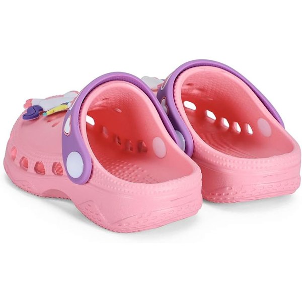 Lasten puutarha- ja rantakengät, liukumattomat, tytöille ja pojille Pink Inhale 18.0cm