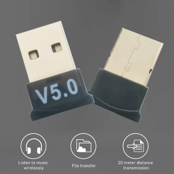 Högkvalitativ USB Bluetooth-adapter V5.0