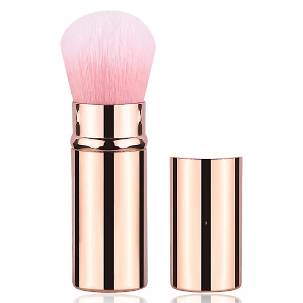 Retraktoitavat meikkisiveltimet, matkustusposkipuna-siveltimet, meikkisiveltimet poskipunan kannella Pink gold