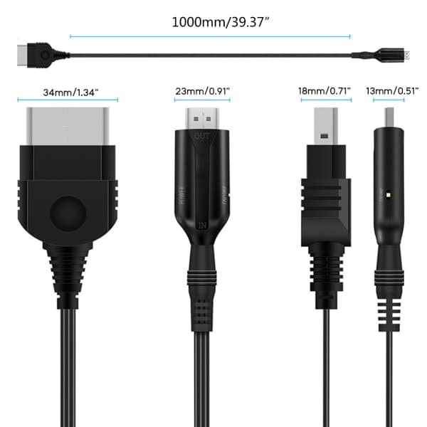 XBOX til HDMI-kompatibel konverter videoboks lydadapterkabel til PC-projektor