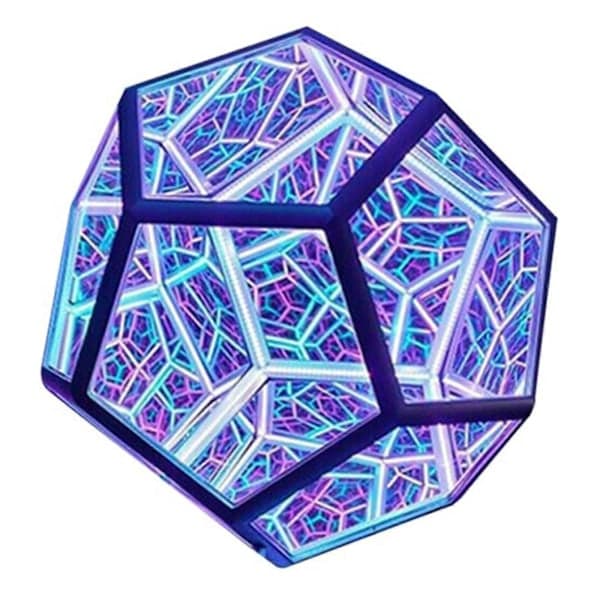 Infinitex Dodekaeder Farve Kunst Lampe