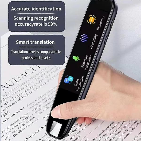 Scan Sense AI Smart Penn for Barns Studier White