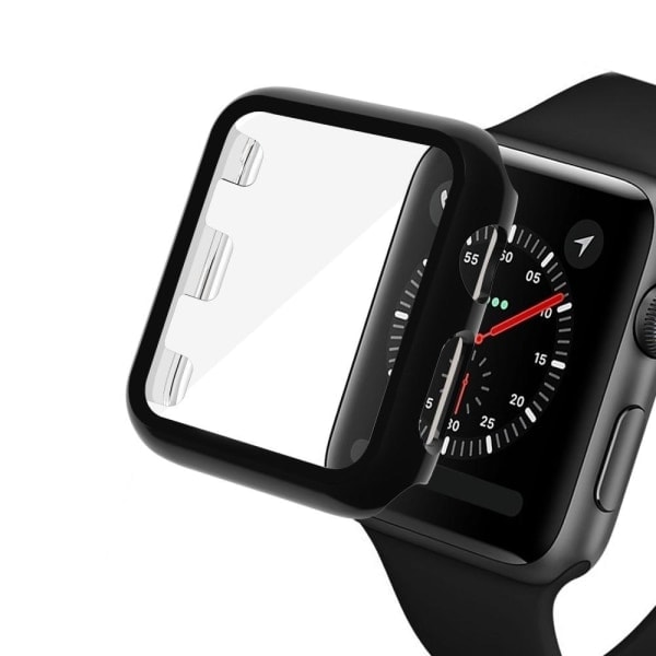 Härdat Glas Skärmskydd Apple Watch 40 mm - Blank Svart Svart Svart