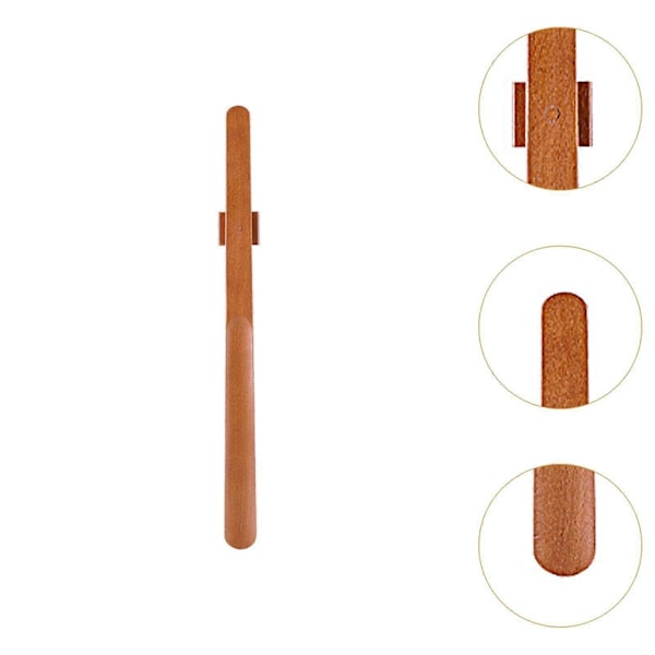 Sko Hjelper Langt Håndtak Magnetisk Base Skohorn for Funksjonshemmede Barn Hæl Beige Khaki 55cmx4cm