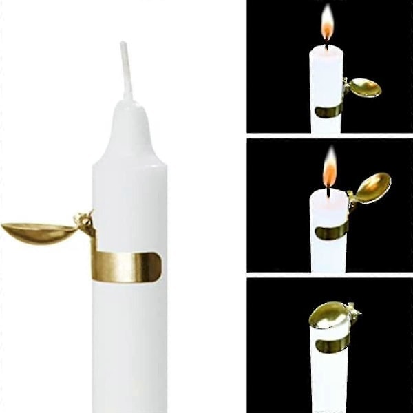 4/8 stk. Lysdemper, automatisk lysbryter for å slukke stearinlysflammen trygt, lystilbehør for lyselskere 8 Pcs