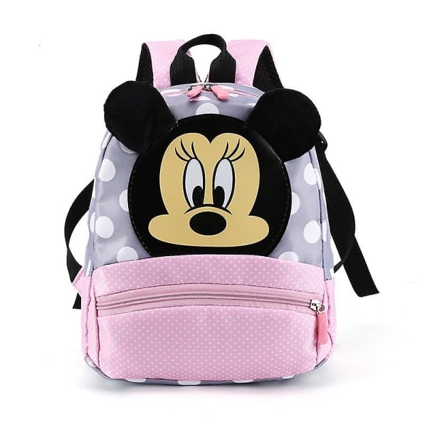 Disney Anime Ryggsäck för Bebisar Pojkar Flickor Minnie Mickey Mouse Barn Söt Skolväska Kindergarten Barn Leksaker C 2