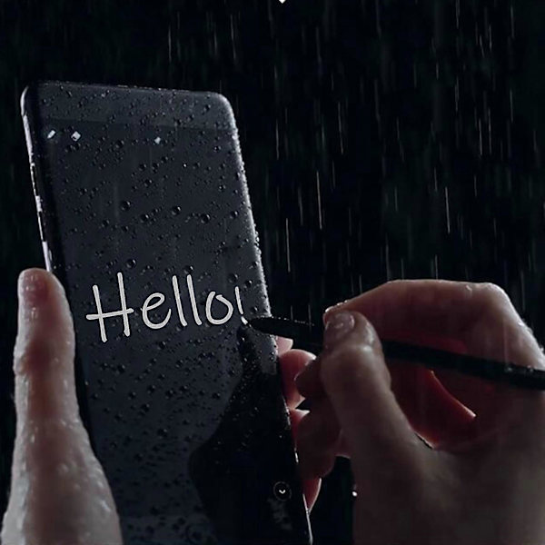 för för Galaxy Note 9 Portabel Elektromagnetisk Penna Lättviktig Vattentät Yellow