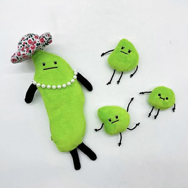 Secret Staycation Edamame -perheen pehmolelut