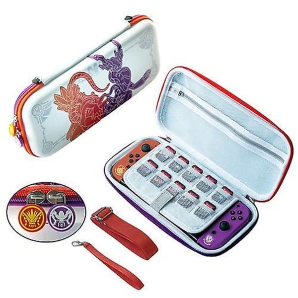 Nintendo Switch/lite Scarlet And Violet -säilytyslaukku, suojaava kova kuori, kotelo Nintendo Switch OLED -tarvikkeille