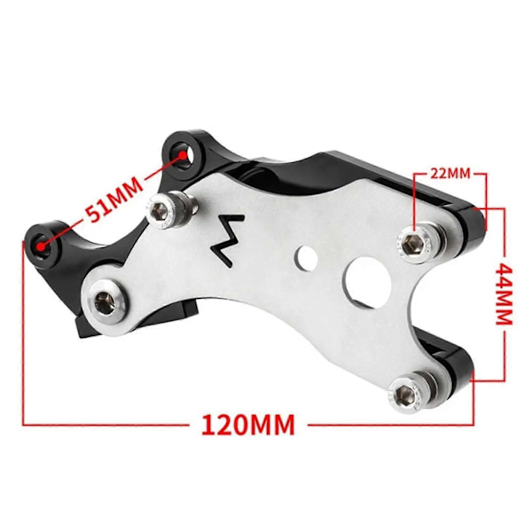 Sykkel Skivebrems Brakett Adapter Terrengsykkel Ramme Konverteringsholder Kit js Red