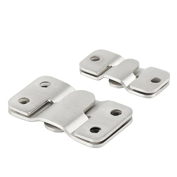 Concealed Mounting Bracket, Stainless Steel Furniture Interlocking Buckle Headboard Connector Wall