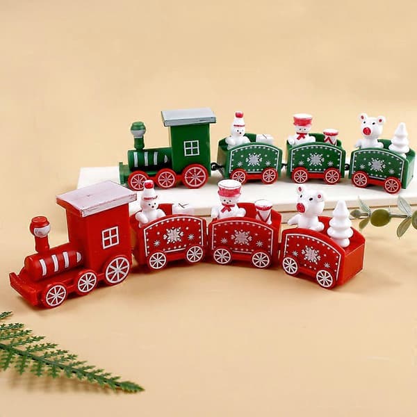 Plastik juletog julepynt til hjemmet jul Navidad Noel gaver julepynt nytår White