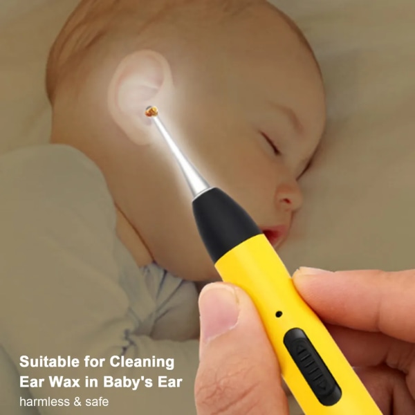 Laddning öron grävsked Set med fyra för baby öron grävning