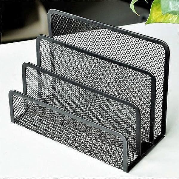 Postkasse med 3 rom, organizer i netting, for D