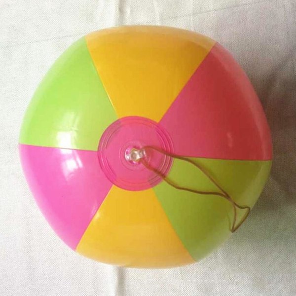 5 stk Oppblåsbare Lekepanel Bassengballer PVC Oppblåsbare Baller Bassenglekeballer Seksfarget Baller Strandballer