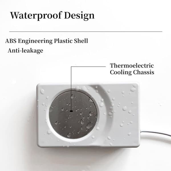 2-i-1 USB koppvarmer og -kjøler - For kaffe, drikke, kontor, hjem, bil (6-8°C og 50-65°C)