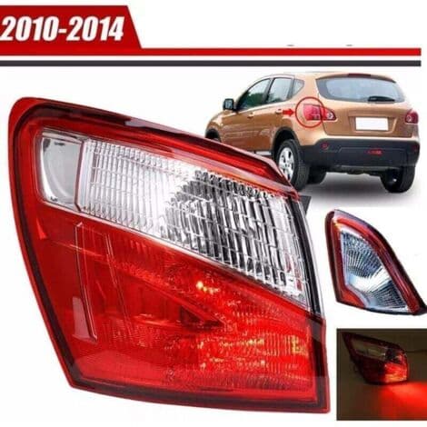 Vandtæt 12V LED Baglygte – Stødresistent – Høj Lysstyrke til Qashqai 2010-2014 – Nem Installation - BR00A