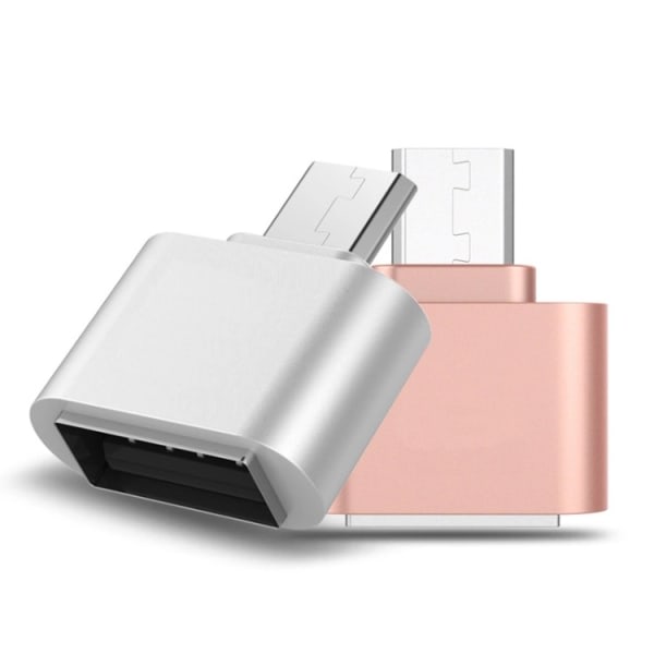 Ny Mini Micro USB 2.0 Adapter Guld för surfplattor/Android