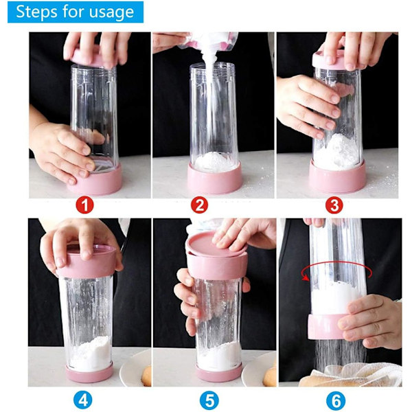 Melsigte, Sukkersifter i Rustfrit Stål, Finmasket Sukkersifter, Melsifter, Si, Strainer