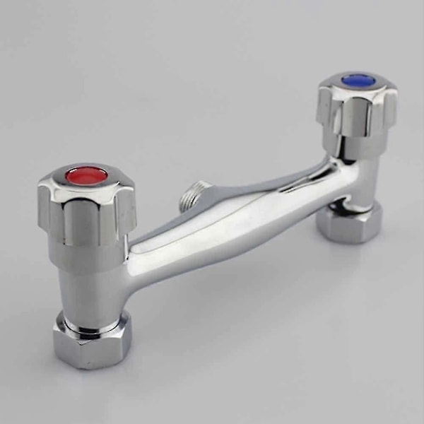 Duschblandare Badrum, Duschblandare Badrum Backflow Anti, Mässingsventil Dubbel Utlopp Krom Finish