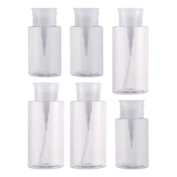 3x Painettava Pumppupullo Annostelija Uudelleentäytettävä Kirkas Kynsilakalle 150ml 150ml Other