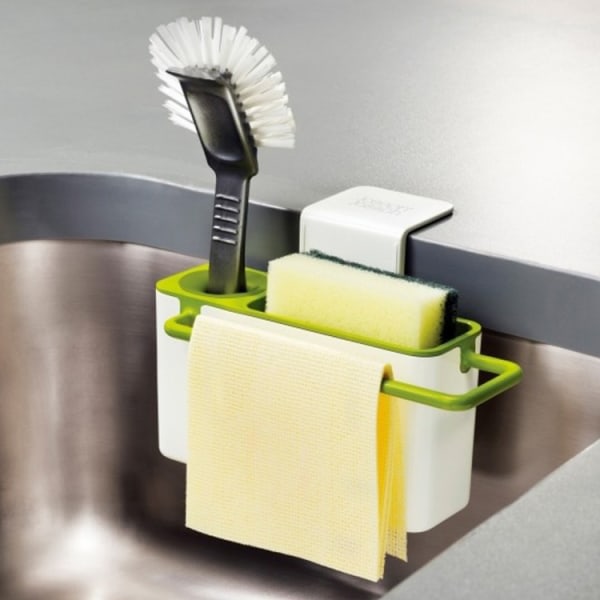 Sink holder for dish cloth and dish brush