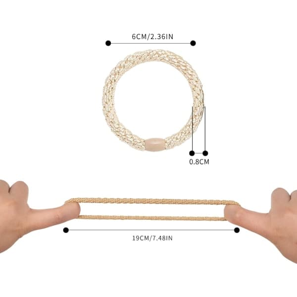 Elastiska hårband, hårband för kvinnor, 20 st elastiska hårband, spiralhårband för flickor, håraccessoarer