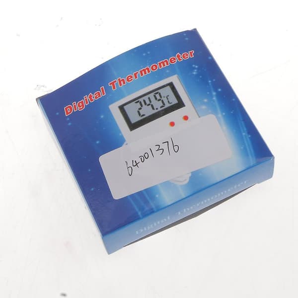 Eksternt Mini LCD Termometer Temperatur Metal Sensor Akvarium Køleskab