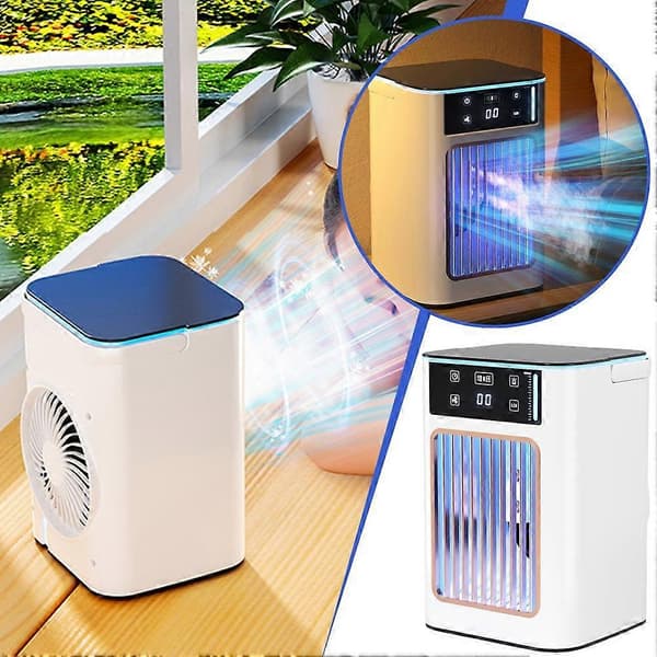 Usb Mobil Luftkøler 900Ml Vandtank Køleventilator