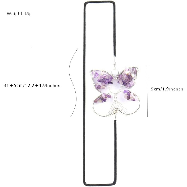 Personaliserede Bogmærker med Regnbue Livets Træ Charm Krystal Sided Holder Bog Regnbue Sommerfugl Papirvarer Gave til Bogelskere