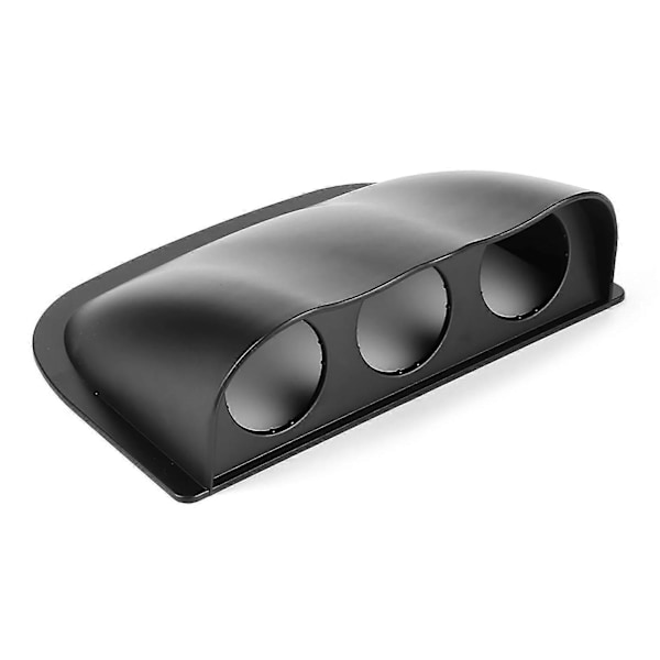 2024 2in Triple Dash Måler Pod 3 Hullers Instrumentbræt Måler Monteringsbeslag Universal Auto Tilbehør Sort