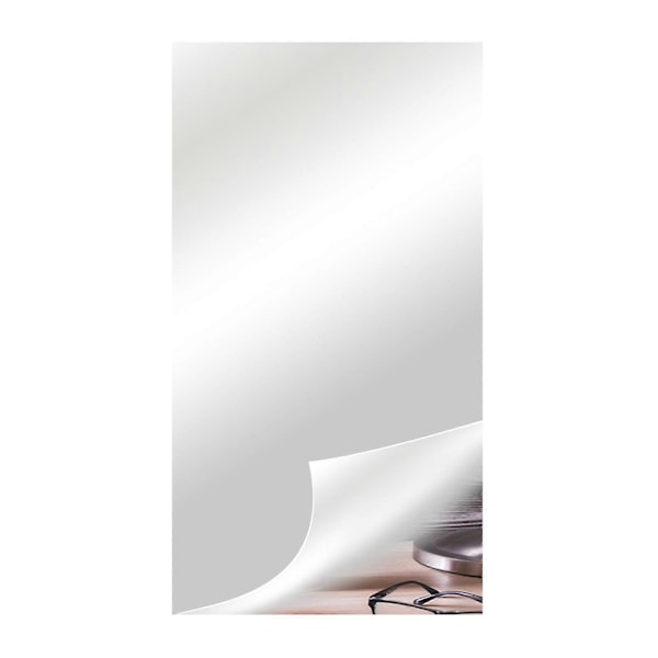 Självhäftande Akryl Spegel, Spegelplattor, Flexibla Spegelark Väggdekaler, Ramlös Spegel 50cm*100cm*0.2mm