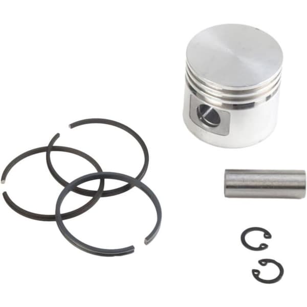 42 mm metall luftkompressorstempel med 3 tetningsringer - holdbar erstatning for verkstedpumpe