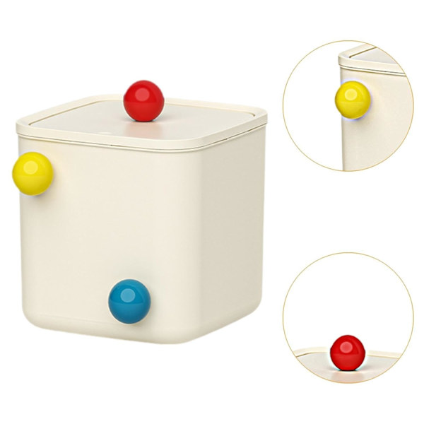 Kreativ Mini Papperskorg Sopbehållare Skrivbordsförvaring Lätt 15 cmx15 cmx8.5 cm 14.5cm
