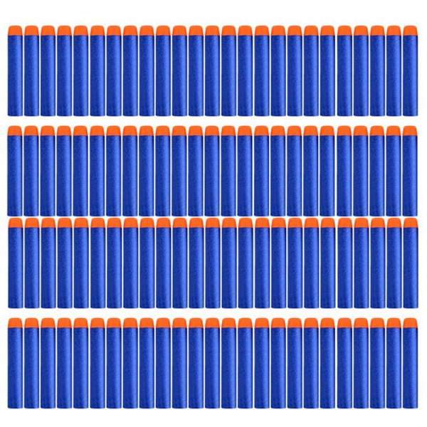 200 blå leksakspistol tillbehör hål ihåliga kulor