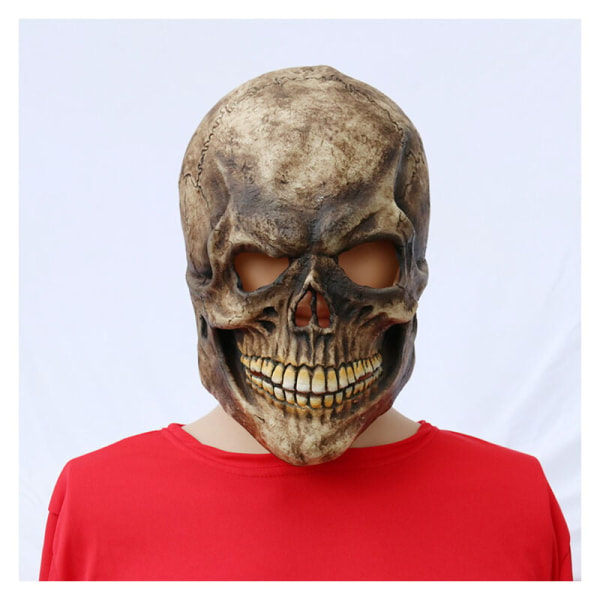 Halloween mask cosplay latex headgear funny horror mask Skull