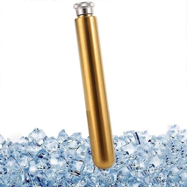 Bodice Chiller Tube, Premium Kannettava Ilmatiivis Metalliputkisäiliö gold