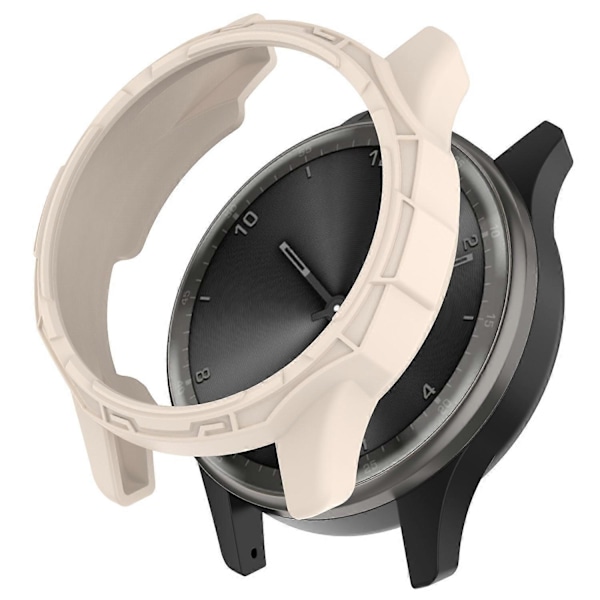 För Garmin vivomove Trend Fallsäkert TPU Klockfodral Ihålig Stötfångarram Skydd - Starlight Multicolor Starlight