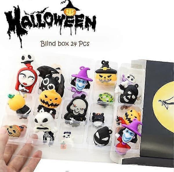 2025 24 stk. Halloween Adventsnedtelling Blind Box Style 1