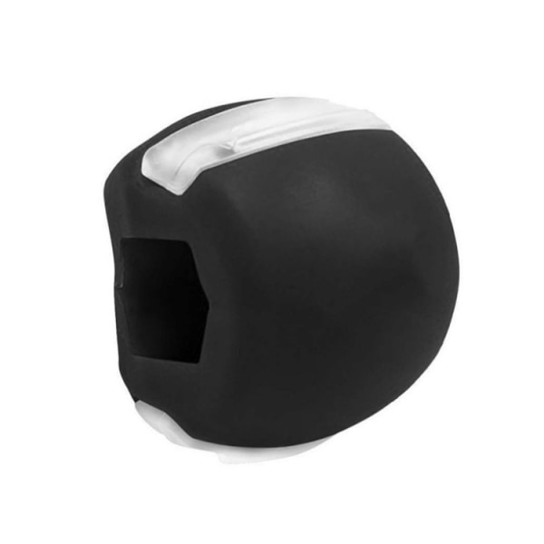 3 förpackningar med tuggbollar i silikon för träningsbollar för ansikts-, haka- och nackmuskler black