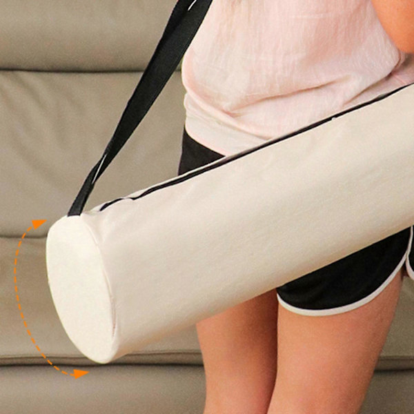 Camping Opbevaringstaske med Lynlås Bæretaske til Strandstol Teltstang Tripod 15cmx75cm Beige 15cmx75cm