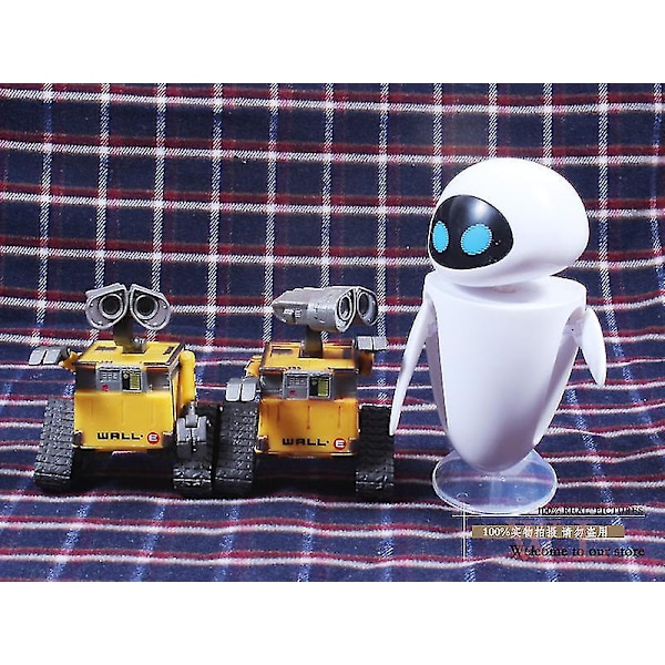 Wall-e Robot Actionfigur Samleobjekt Model Legetøj Dukke 6 cm 3 typer Eva