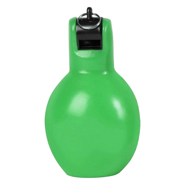 2 Stycken Handpress Visselpipor Högljudda Sportvisselpipor för Vandring Inomhus Utomhus gul och röd green and red 12cmx6.5cm