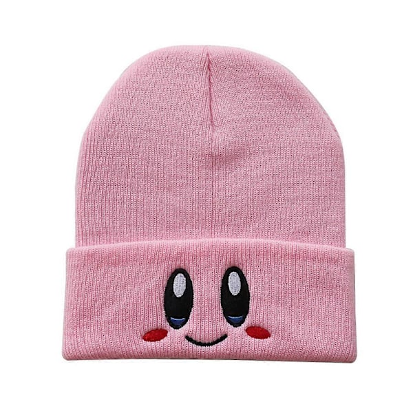 Anime Kirby Beanie Hatt Rosa Söt Bekväm Kawaii Anime Tema Vinter Höst Varma Skalle Hattar