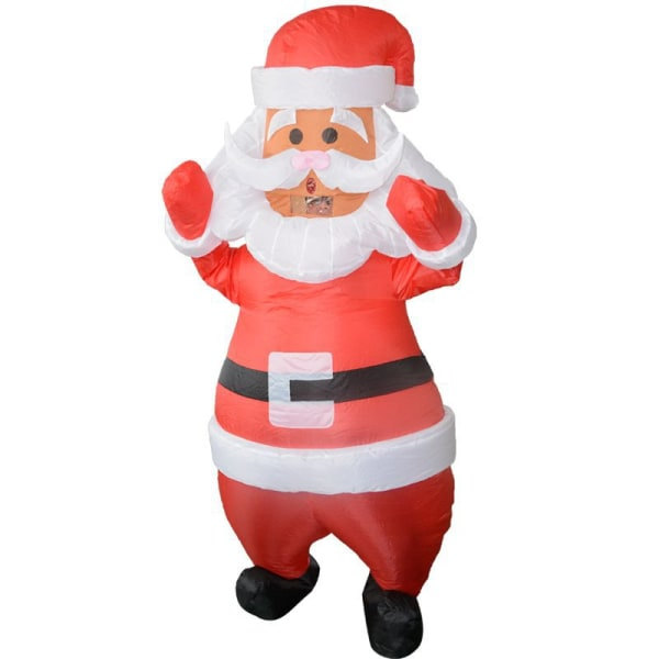 Jul utomhusdekorationer Santa Claus uppblåsbara kostymer