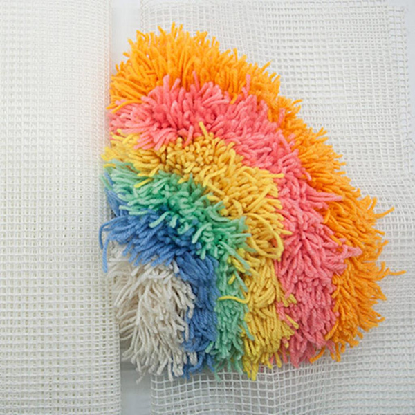 10 Ruller Forudskårne Latch Hook Garn Tråde Til Fremstilling af Pudebetræk Tæpper Tæppe Sy DIY Projekter Color 4