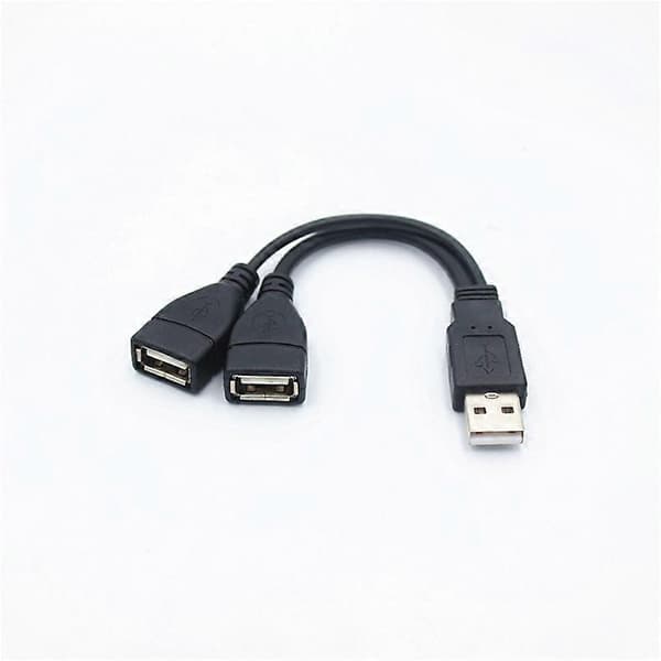 RYRA 1PC USB 3.0 A 1 Hann Til 2 Dobbel USB Hunn Data Hub Strømadapter Y Splitter