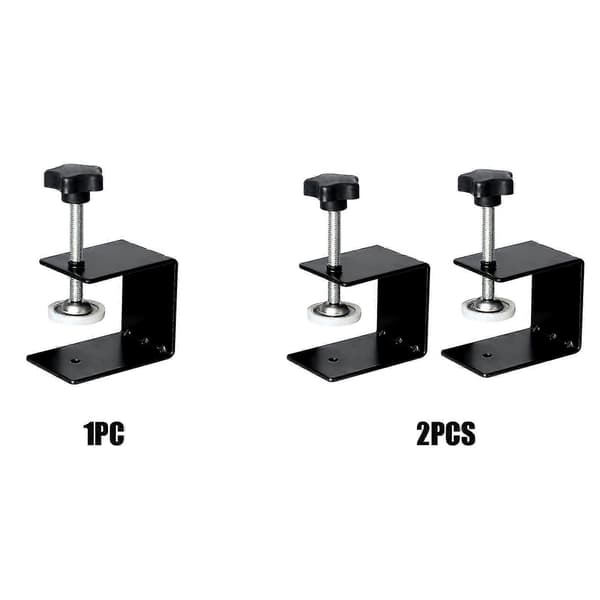 Kraftiga möbler Stål Lådfront Installationsklämmor Flexibel Borrhålsguide Design För Installation av Skåpsramar 2Pcs