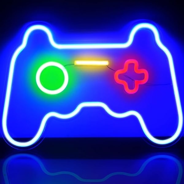 Gaming Neon-skilt for veggdekorasjon Neon Light LED-skilt for spill R